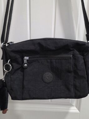 Kipling Black Crossbody Bag - Everyday Lightweight Shoulder Bag